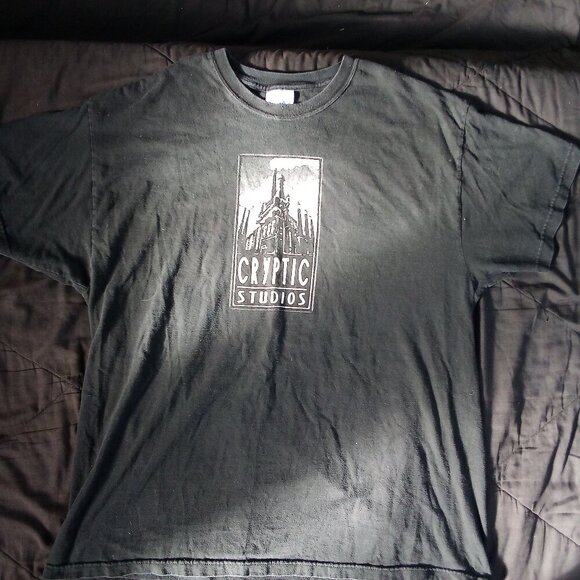 Vintage Y2K Cryptic Studios Logo T-Shirt - Picture 2 of 6